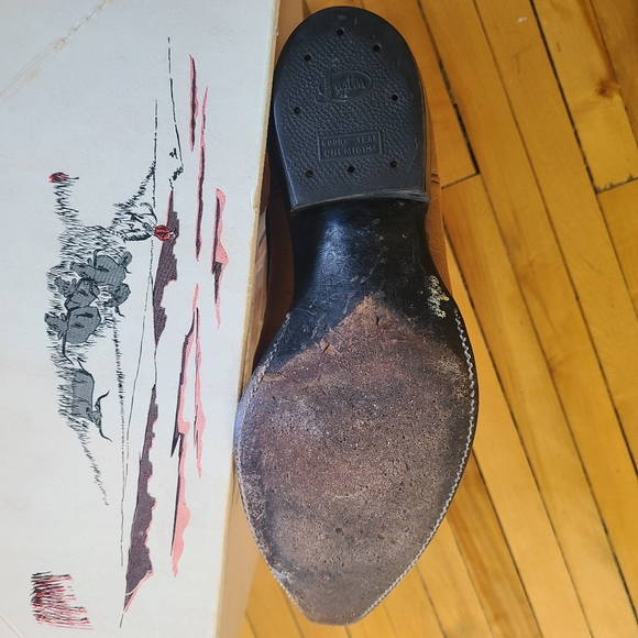 Vintage Justin Boot Co. Men's 7.5D Cowboy Boots - Picture 7 of 11